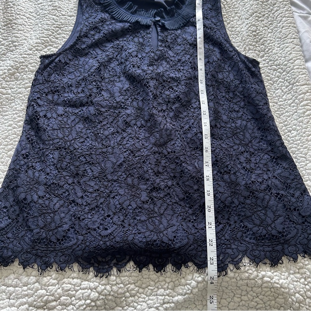 J.Crew Women' Lace sleeveless Peplum Top & Pants Set - Picture 5 of 9